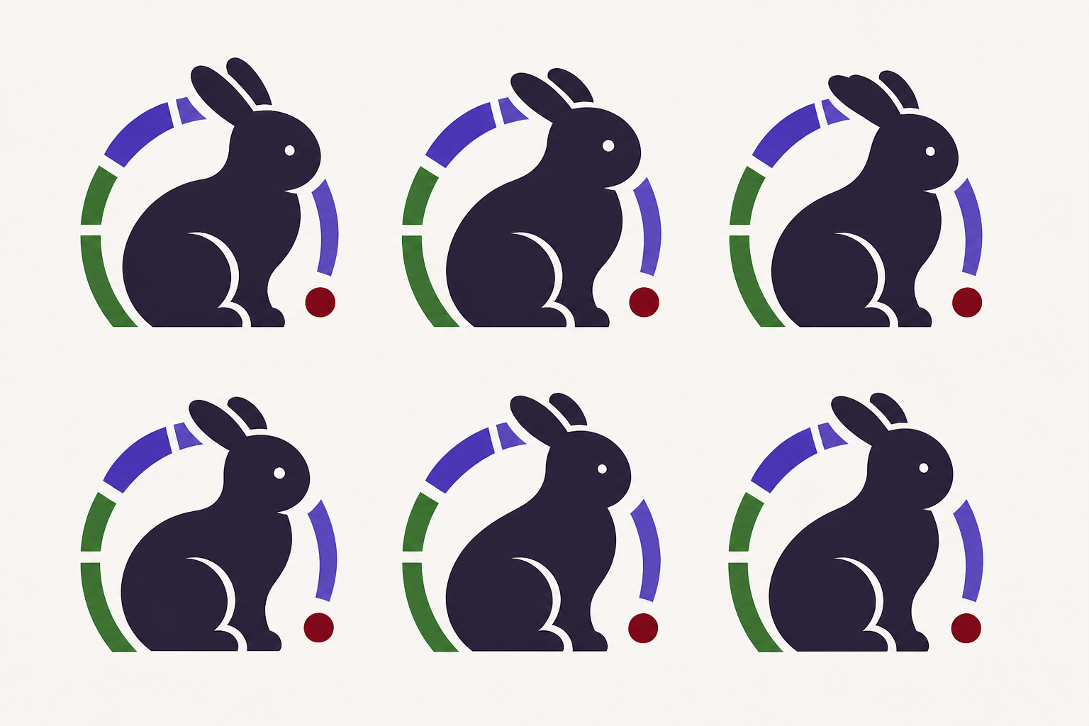 Neutral face original arc bunny refinement board two