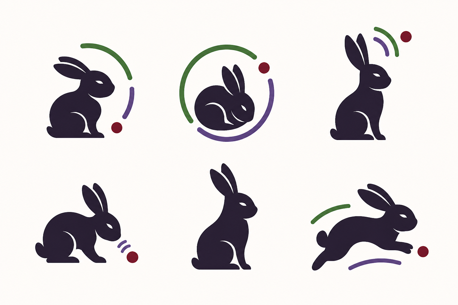 Premium bunny logo territory board